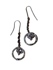 Orecchini ARMADA NUEVA Pendenti Donna Fiamma Strass Made in Italy