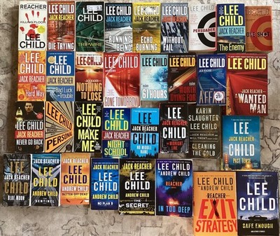 Jack Reacher Complete Series / 1-30 / Lot 32 Lee Child Safe Enough Cleaning Gold