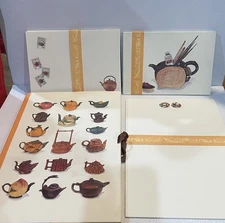 Tea Pots 1996 Stationery Set w/Writing Paper, Notecards & Envelopes Maryjo Koch