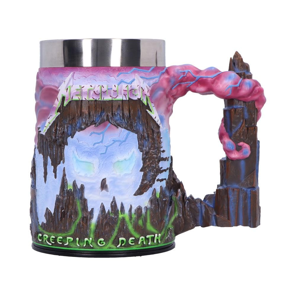 Nemesis Now Metallica Creeping Death Heavy Metal Tankard Collectible Drinkware  