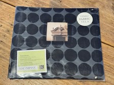 NWT K  Company SCRAPBOOK ALBUM 8.5  x 8.5  BLACK DOTS 10 Top Load Pages