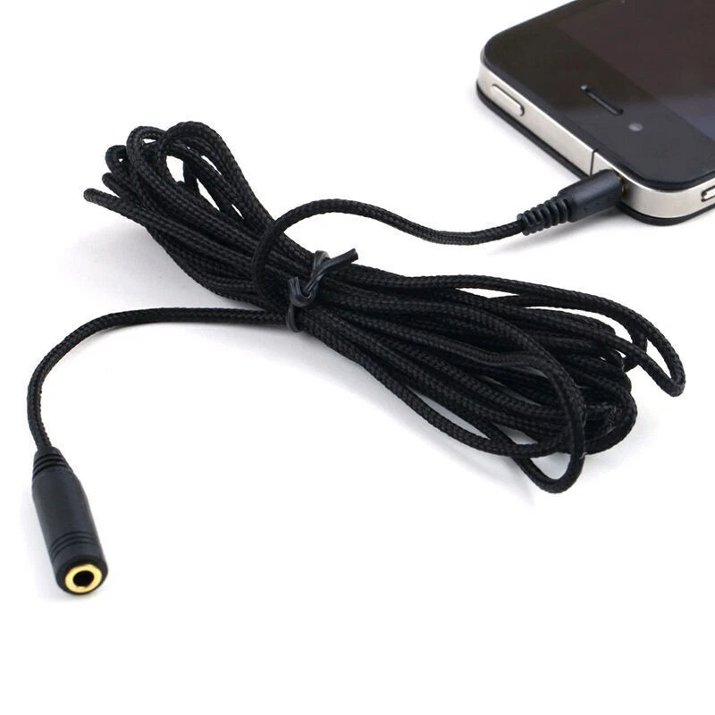 5M 3.5mm Stereo Headphone Audio Extension Cable Lead T8 Y7 Male O Hot Lot Y5Z7 - Image 3 of 4