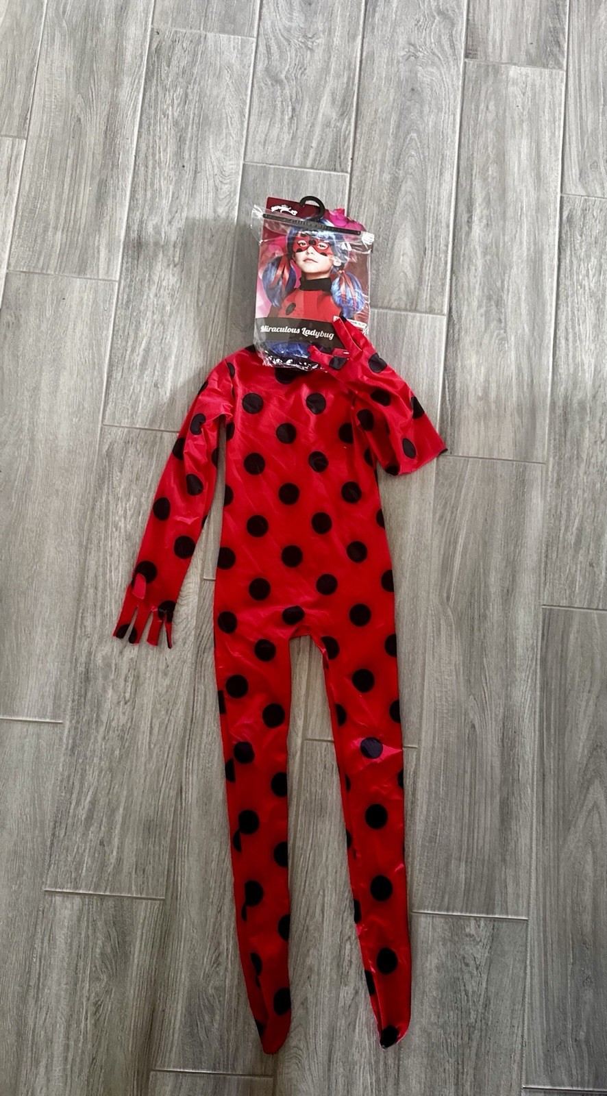 Disfraz de insecto dama con peluca talla L para niña