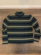 Vintage Pendleton 100 Striped Merino Virgin Wool Sweater Size Medium