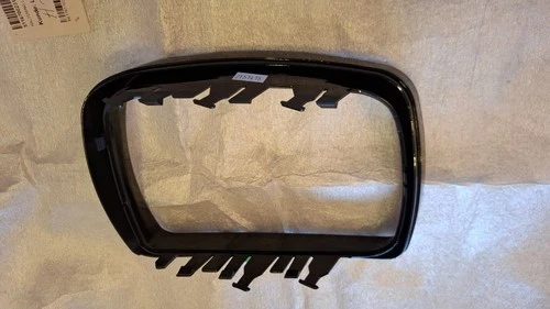 NEW GENUINE BMW X5 E53 OUTSIDE MIRROR SUPPORTING  LEFT BLACK GLOSS 51167002319