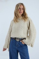 Nastygal Oatmeal Jumper Womens Casual Jumpers & Cardigans