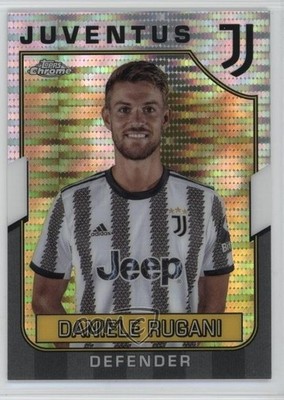 2022-23 Topps Chrome Juventus Team Set Pulsar Refractor Daniele Rugani #23 1k62