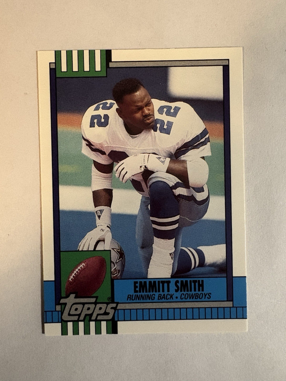 1990 Topps Traded - Emmitt Smith #27T (RC) Dallas Cowboys