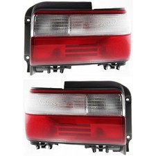 For 1996 1997 Toyota Corolla Tail Light Pair Bulbs Incl. TO2800127 + TO2801127