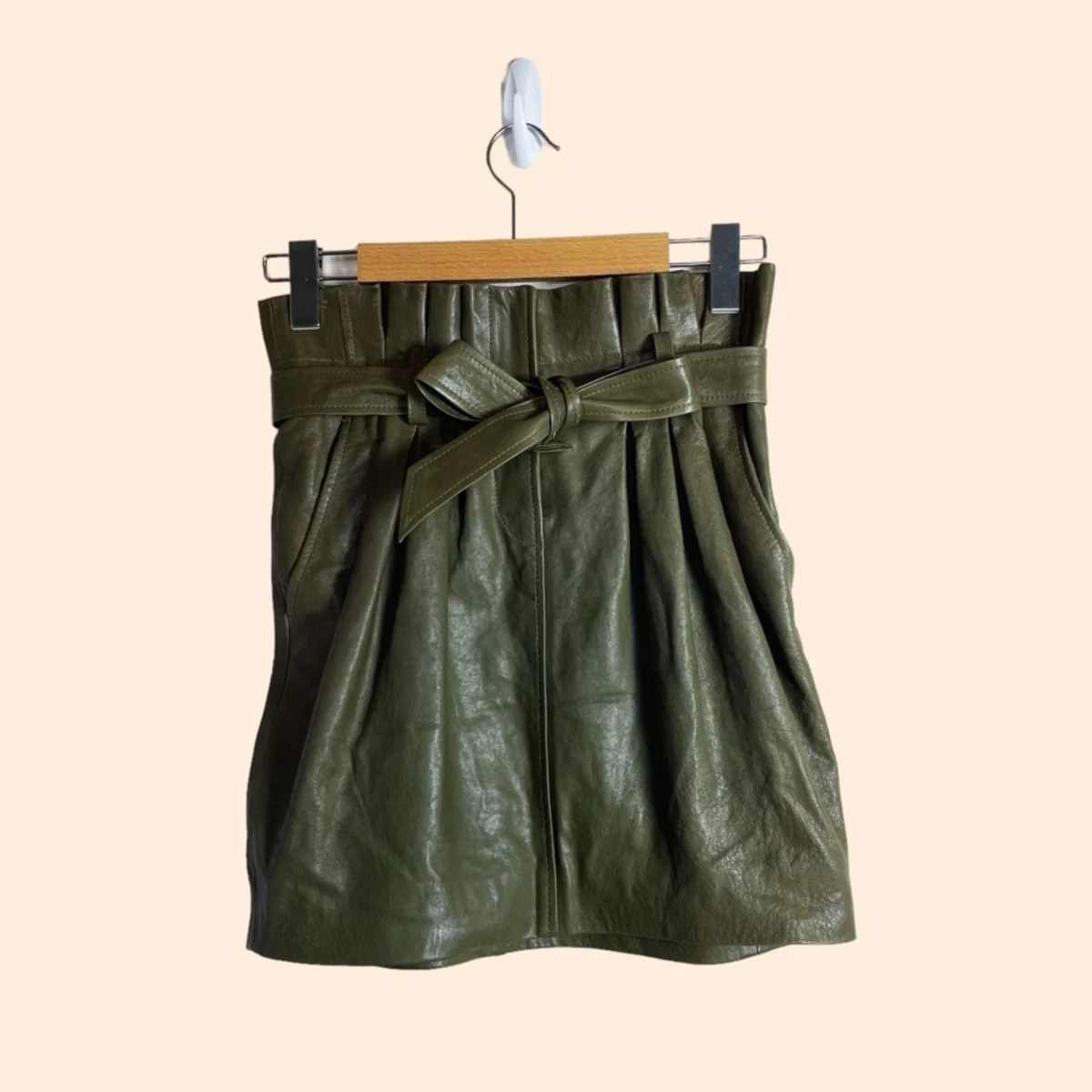 Frame top paperbag skirt