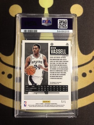 2020-21 Contenders rookie ticket red shimmer /5 Auto Devin Vassell 