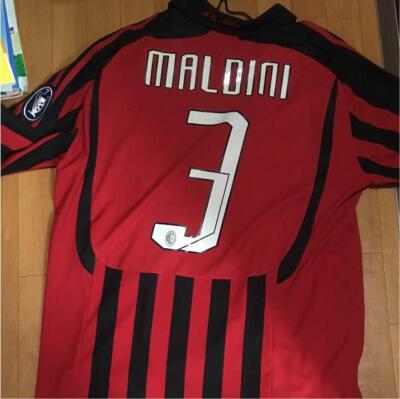 08/09 adidas ACミラン 選手用ユニフォーム No3 MALDINI adidas ACミラン 08/09 ユニフォーム サード 半袖 3