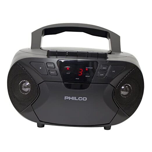  Portable Bluetooth Boombox with CD and Cassette Player | Cassette Recorder | 