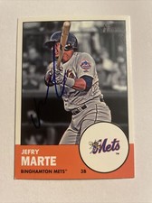 2012 Topps Heritage Minors Baseball Jefry Marte Autographed Card #143 CB095