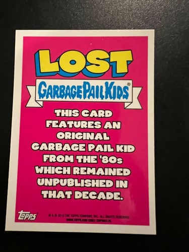 2013 Garbage Pail Kids serie cromo 1 tú eliges completa tu conjunto base GPK - Imagen 184 de 452