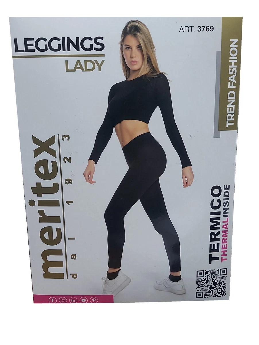 Leggings termici per ragazze, foderati in pile, senza piedi