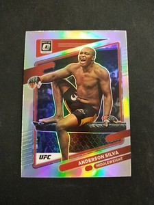 2022 Donruss Optic UFC ANDERSON SILVA #27 Silver Prizm Holo SP The Spider