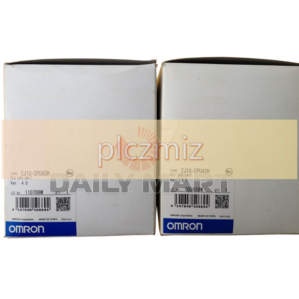 CPU OMRON CJ1G-CPU43H Omron CJ1G-CPU43H - In Stock Ships Overnight | DO Supply