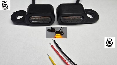 MORAX Mini Motorrad LED Blinker Lenkerarmatur Harley Chopper Custom E-geprüft