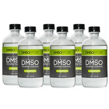 DMSO 8 oz 6 Glass Bottle Special Non-diluted 99.995 Low odor Dimethyl Sulfoxide