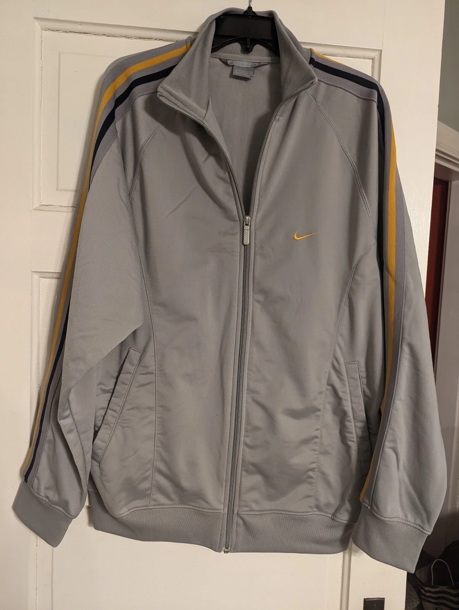 yellow and grey nike tracksuit