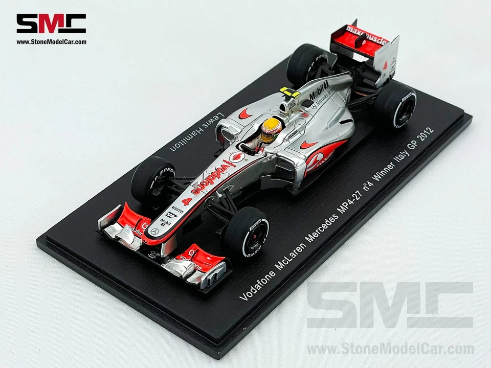 McLaren F1 MP4-27 #4 Lewis Hamilton Italy GP Monza 2012 Winner 1:43 Spark S3047 - Image 3 of 4