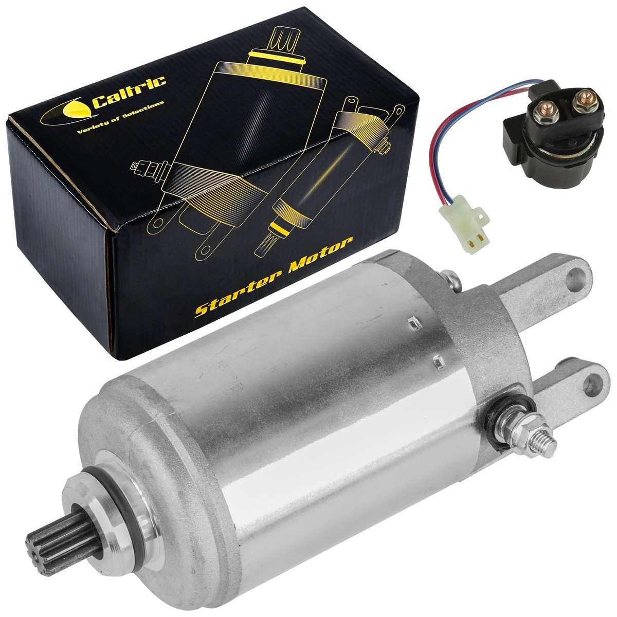 Starter And Relay Solenoid  For Honda Atv TRX250 Fourtrax TRX 250 New 1985 1986