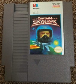 NES Captain Skyhawk CIB Game Tested Working Cart Authentic