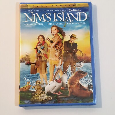 Nim's Island Full Screen Edition Dvd Jodie Foster Abigail Breslin NEW 2008
