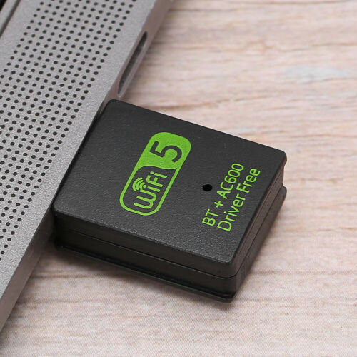 600Mbps WiFi Dongle Wireless USB Adapter BT4.2 802.11B/G/B/AC 2.4/5G for Desktop - Picture 8 of 10