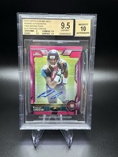 2015 Topps Chrome Mini Rookie Auto Pink Refractor Rashad Greene /50 #147 BGS 9.5