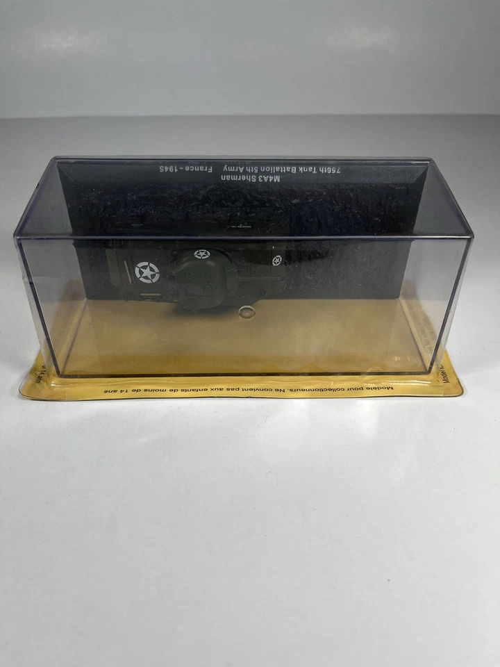 M4A3 Sherman 756th Tank Battalion France 1945 Diecast ALTAYA / IXO 1:72 - Image 3 of 4