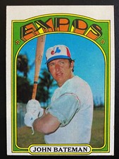 John Bateman 1972 Topps Baseball Card Montreal Expos #5