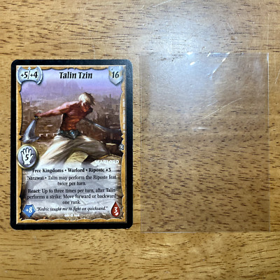  Talin Tzin Free Kingdoms Warlord Saga of the Storm CCG 4E SE Shattered Empires