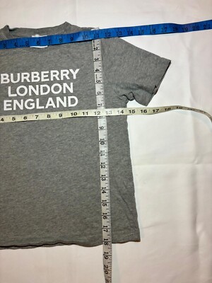 Burberry London England T Shirt Sz 8Youth Gray GREY msrp$230 | eBay