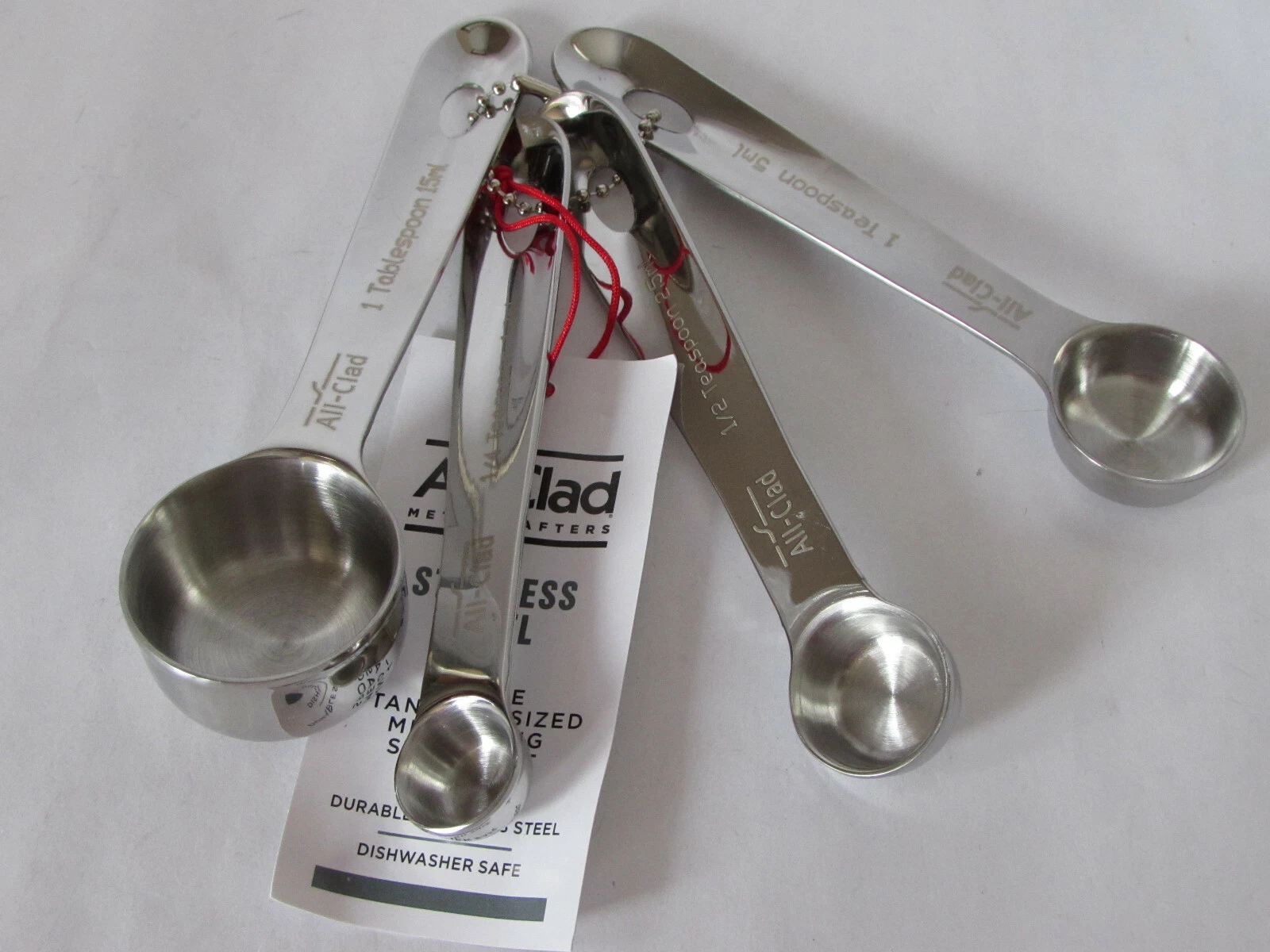 All Clad Measuring Spoons Standard Size Set 4 Pieces Stainless Steel Brand New
Opens in a new window