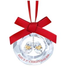 Swarovski Ornament Baby's First Christmas 2016 Original Packaging New 49  