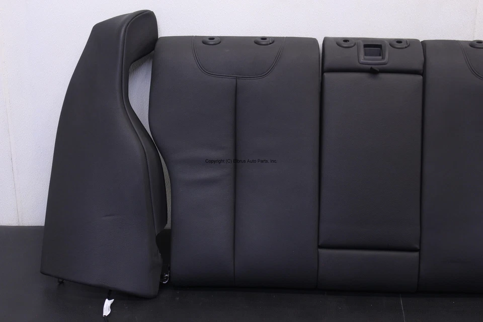 BMW 335xi 13 14 15 REAR SEAT BACKREST TOP CUSHION W/ BOLSTERS LEATHER BLACK OEM Foto 3 de 4