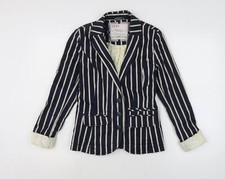 NEXT Womens Blue Jacket Size 8 Button