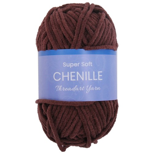 ThreadArt Chenille Yarn Set - Sands - Crochet Knitting 50 Gm 60 yd Skeins - Picture 16 of 16