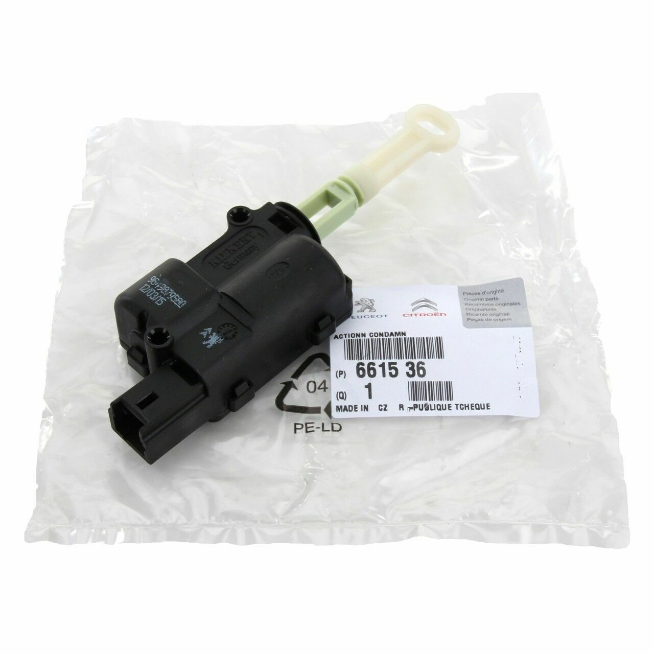Actionneur de porte coulissante ORIGINAL Peugeot 1007 6615.36 boîtier de fermeture robuste