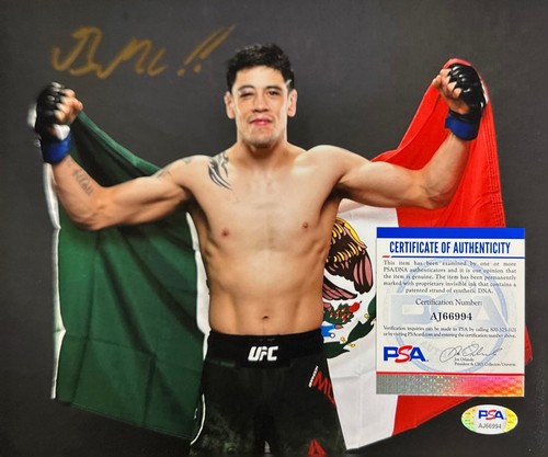 Brandon Moreno Signed 8x10 Photo UFC MMA Assassin Baby PSA AJ66994 - Picture 2 of 2
