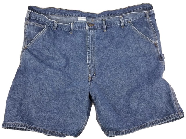 Carhartt Mens Jean Shorts Size 38 Blue Denim Work 6