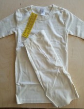 NWT HANNA ANDERSSON ECRU SOLID DIY SHORT JOHN PAJAMAS 160 14 SOLD OUT 