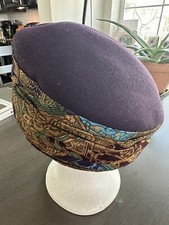 1970 Women's Felt Hat B. Michael New York Made In USA Wool VTG