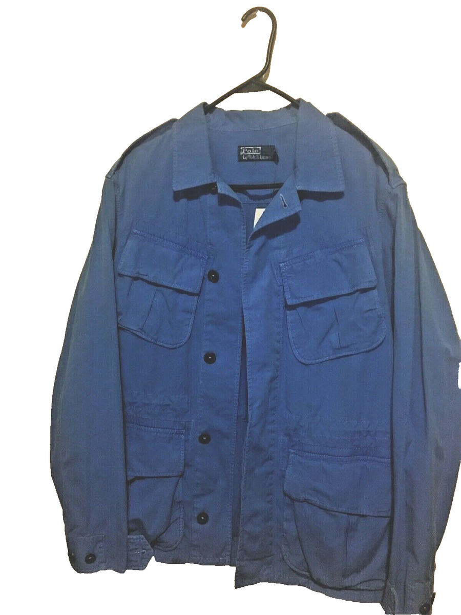 Polo Ralph Lauren M65 Navy Blue Military Combat Style Field Jacket