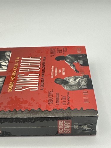 Some Folks Call It a Sling Blade 1995 VHS Billy Bob Thornton Ringwald SEALED NOS - Picture 5 of 13