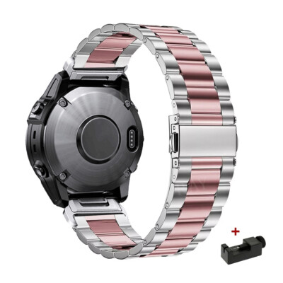 Edelstahl Metall Armband Für Garmin Fenix 7 7X 6 6X Pro 5 5X Plus 3HR Epix 2 965