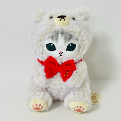 Mofusand Cat Plush Teddy Bear Nyan Stuffed Toy Official Store Japan [White]