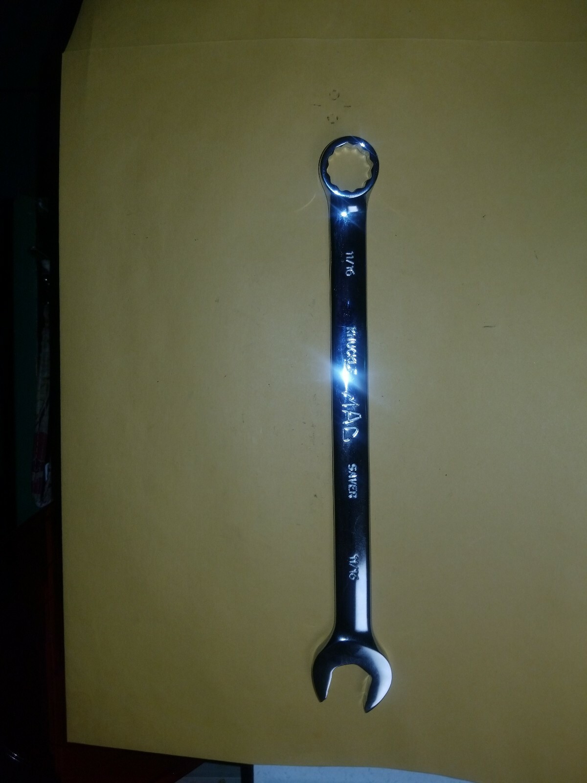 Mac Tools 12 Point Knuckle Saver 11/16" Combination Wrench CB222KS for